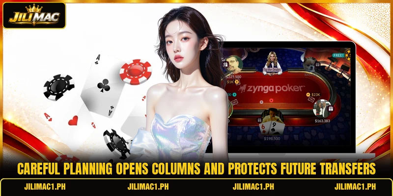 Careful planning opens columns and protects future transfers