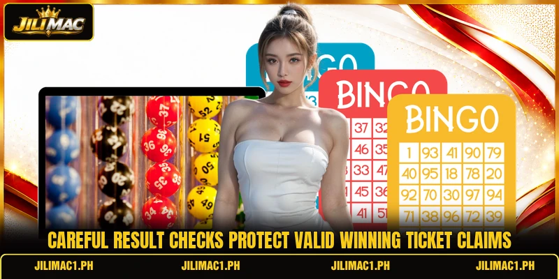 Careful result checks protect valid winning ticket claims