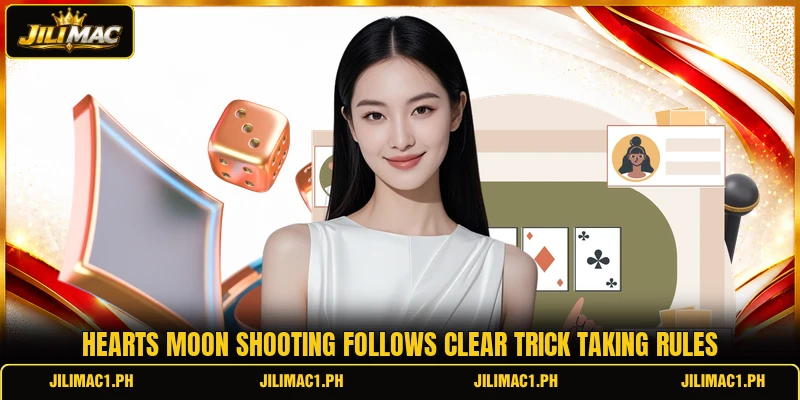 Hearts moon shooting follows clear trick taking rules