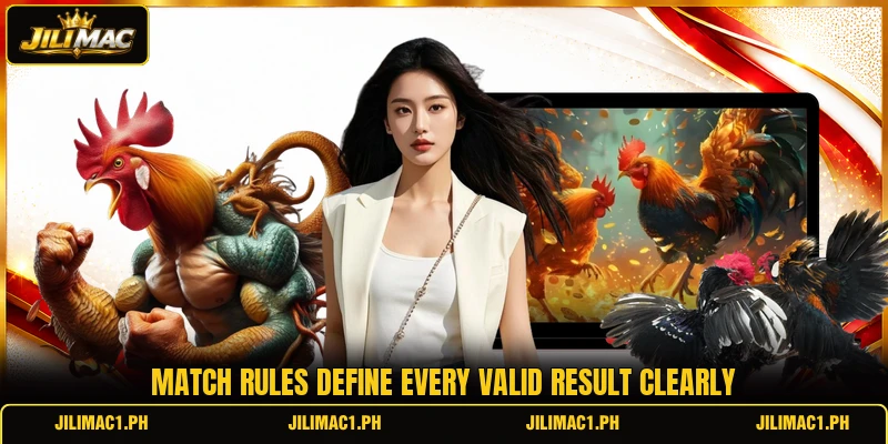 Match rules define every valid result clearly