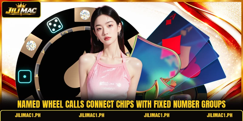 Named wheel calls connect chips with fixed number groups