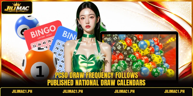 Pcso draw frequency follows published national draw calendars