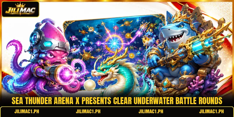 Sea Thunder Arena X presents clear underwater battle rounds